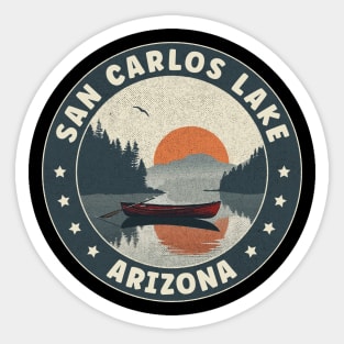 San Carlos Lake Arizona Sunset Sticker